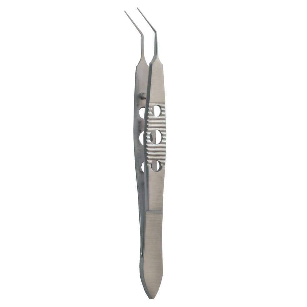 Utrata Capsulorhexis Forceps, Overall length 105mm fine 11mm long angled shanks